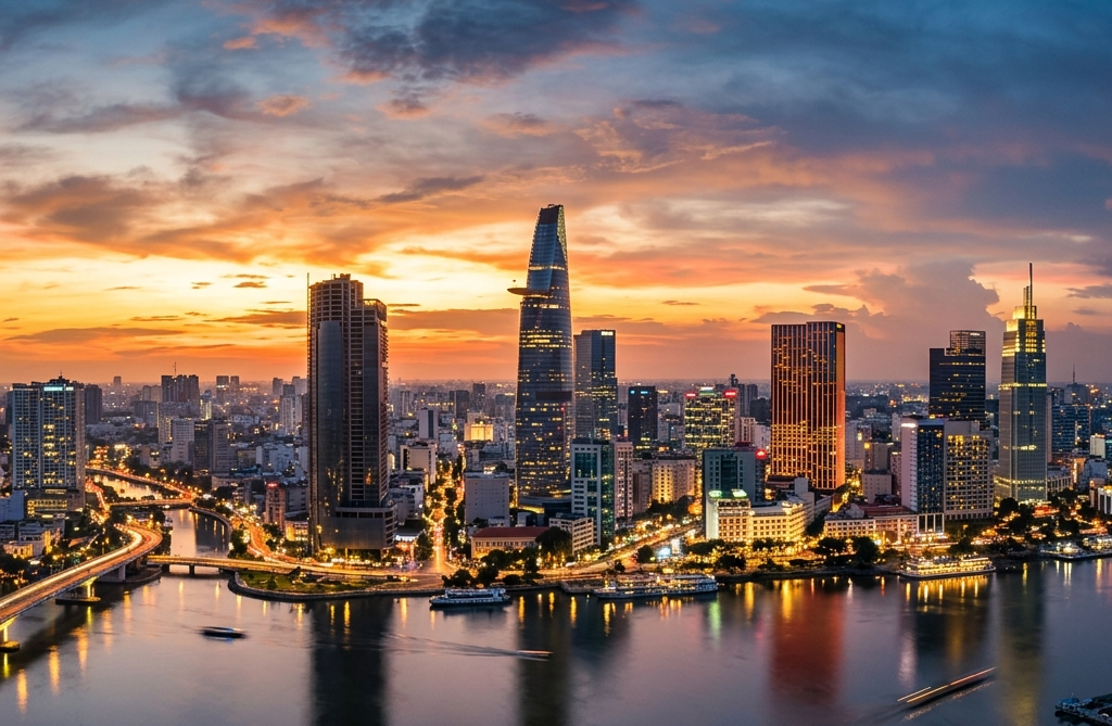 Ho Chi Minh City Luxury Skyline